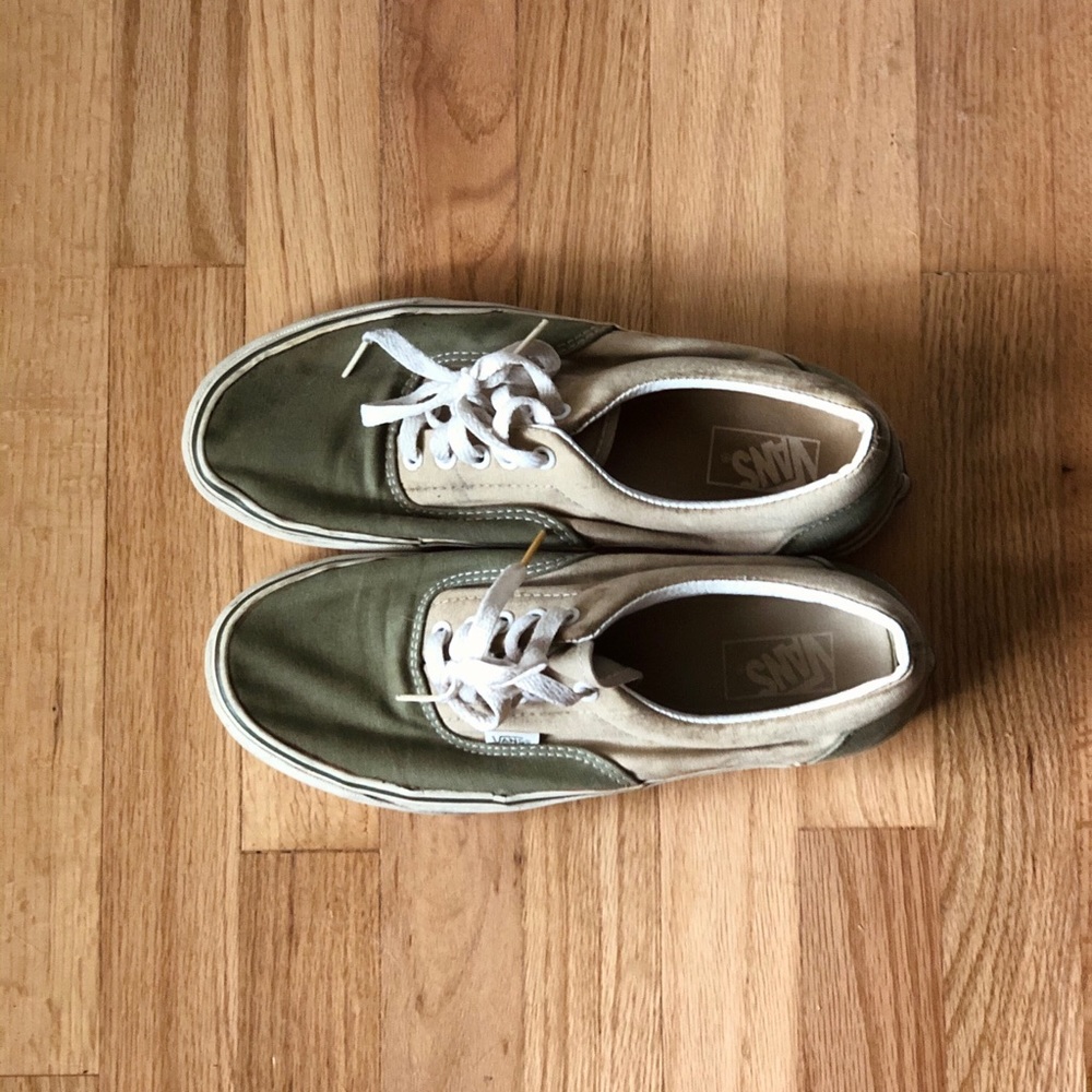 Color block Vans - low top vintage skate